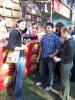 Carlos, Edwin und Deborah im Parque O'Higgens